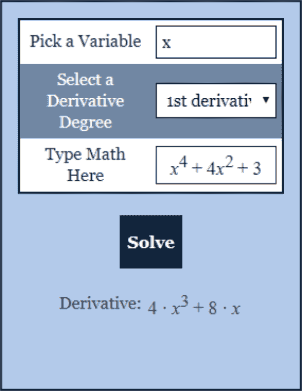 Calculus Calculator Online Calculator
