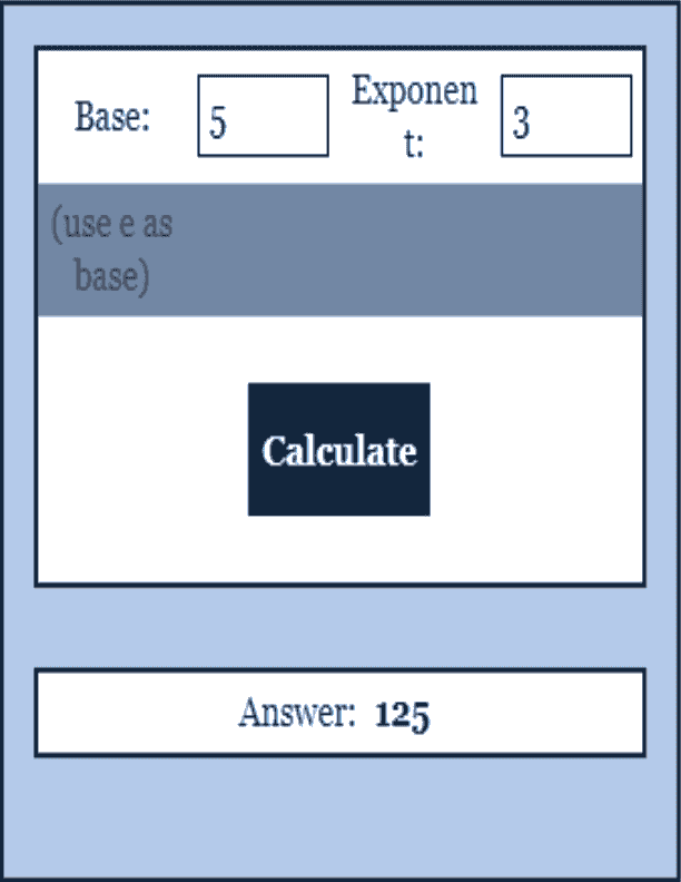 Exponent Calculator Function Calculator
