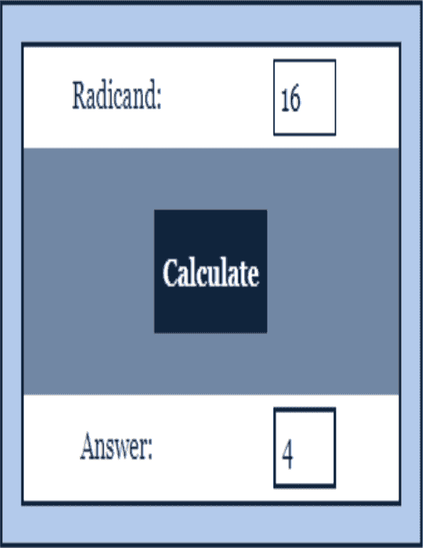 Square Root Calculator Function Calculator