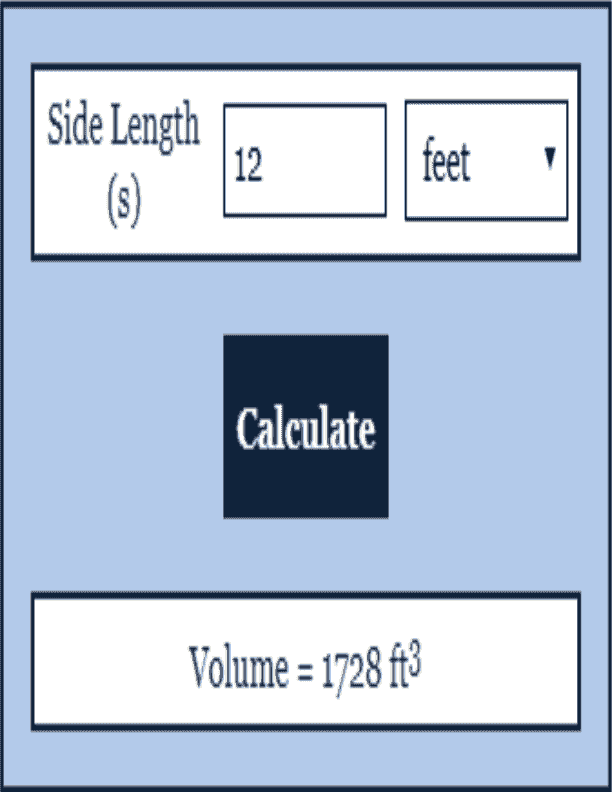 Volume Calculator Geometry Calculator